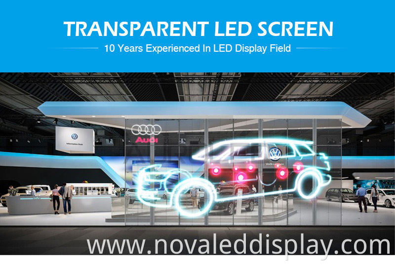 Transparent Led Display Glass Screen